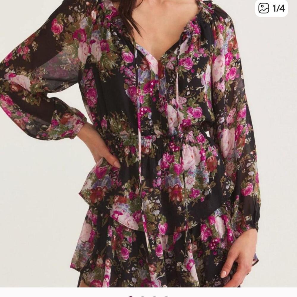 Loveshackfancy popoever dress in midnight muse size small